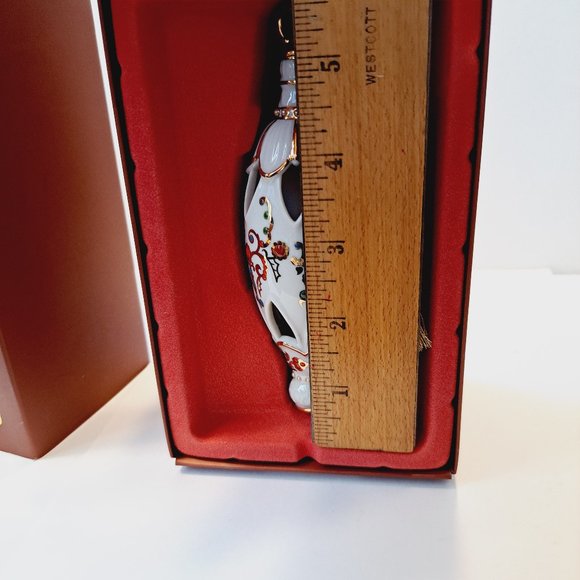 Lenox Inner Glow China Jeweled Teardrop Ornament with Box - Picture 11 of 15